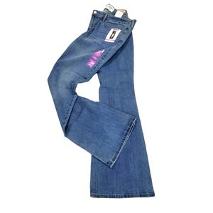 NEW DENIZEN LEVIS Women's Blue Mid Rise Bootcut Jeans Size 14M W34 L32. New